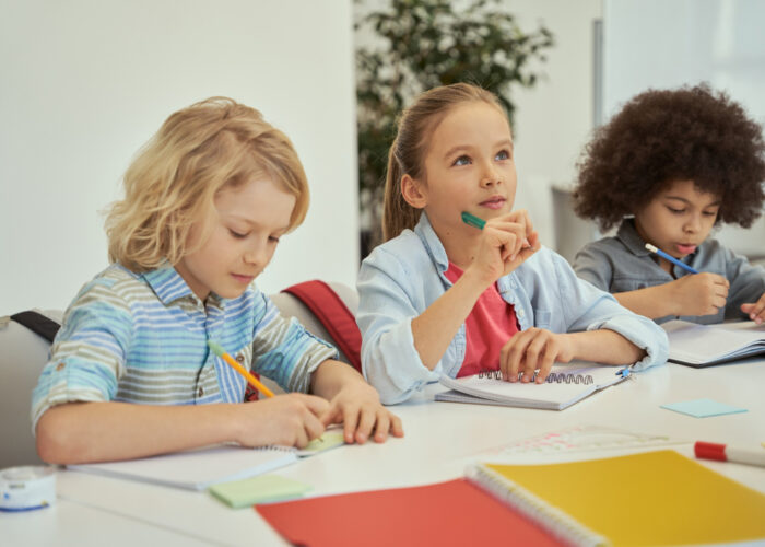 Children at school