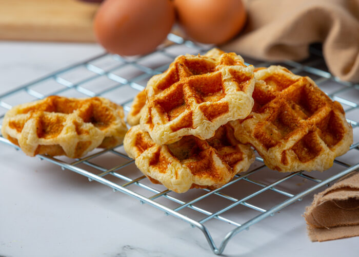 Traditional Belgian waffels