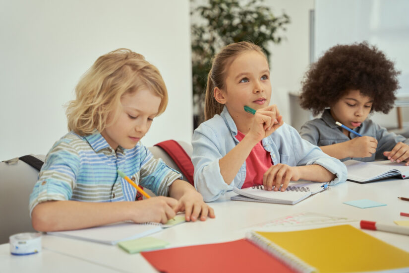 Children at school