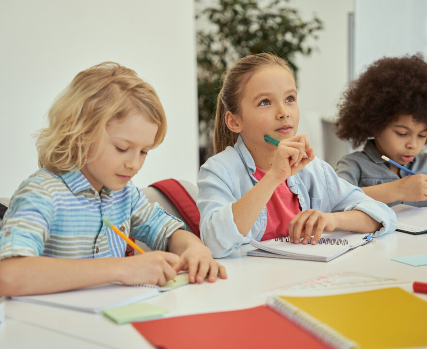 Children at school