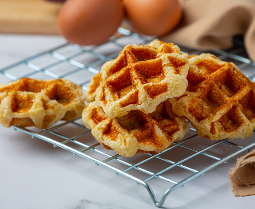 Traditional Belgian waffels
