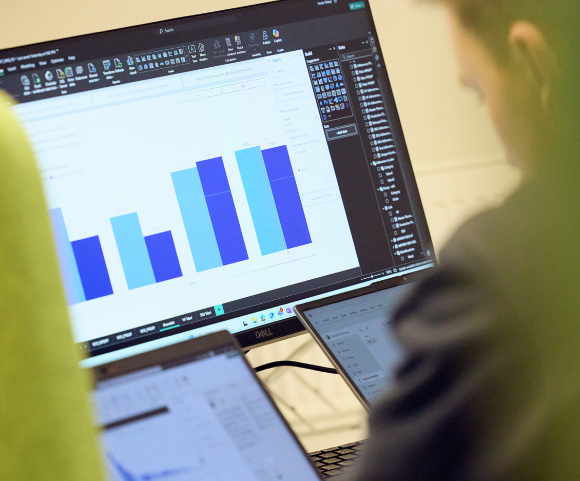 Data and analytics on computer