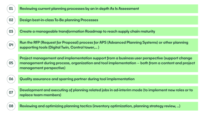 Supply chain planning process redesign 5