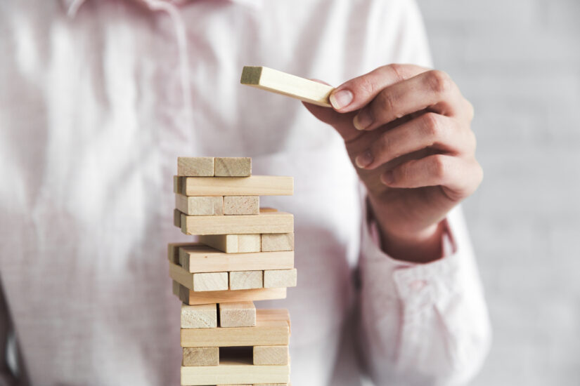 Business strategy concept with game
