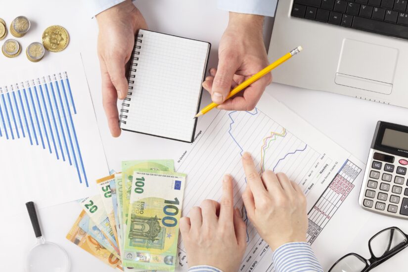 top-view-people-discussing-finances-manners