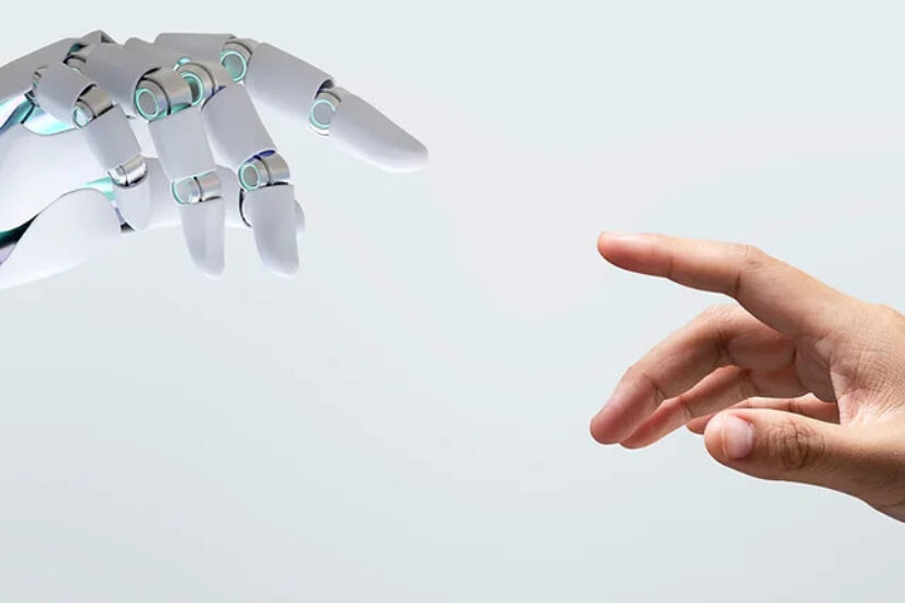 Robot hand and human hand